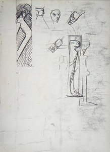 Study for a Decorative Panel: Geometric Figures, for the Cave of the Golden Calf by Spencer Frederick Gore